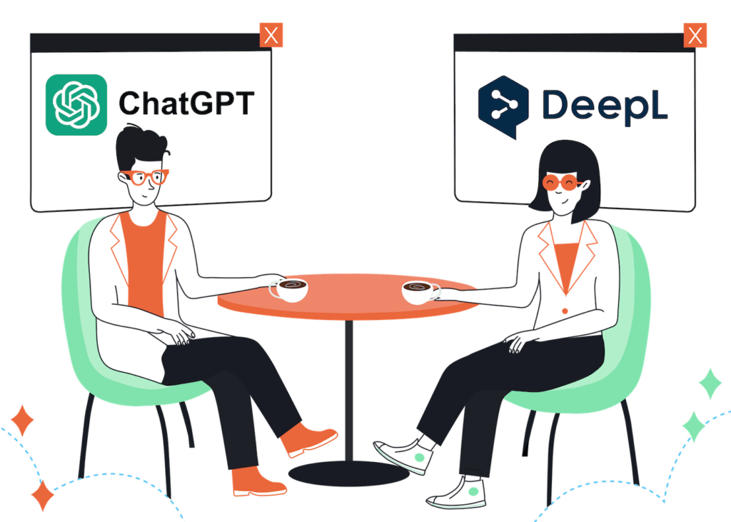 مقایسه ChatGPT و DeepL در ترجمه